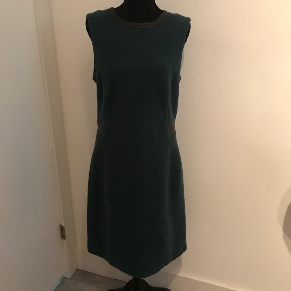 Rachel Roy wool dress with leather trim - Picture 3 of 8